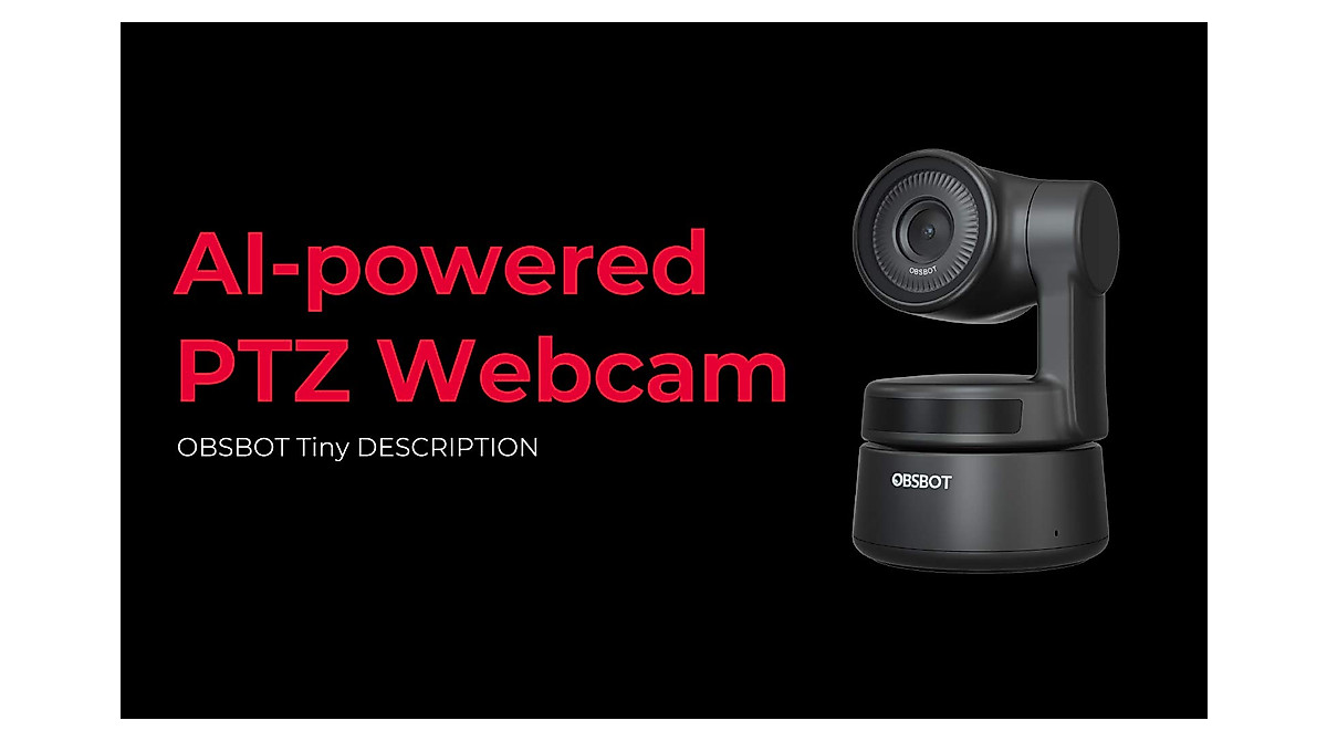 OBSBOT Tiny Webcam: AI Tracking & Gesture Control