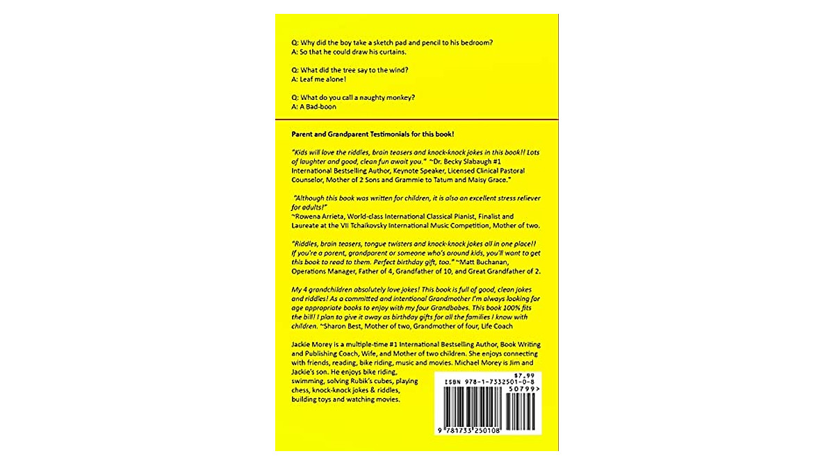 The Amazing Book of Riddles and Jokes for Kids