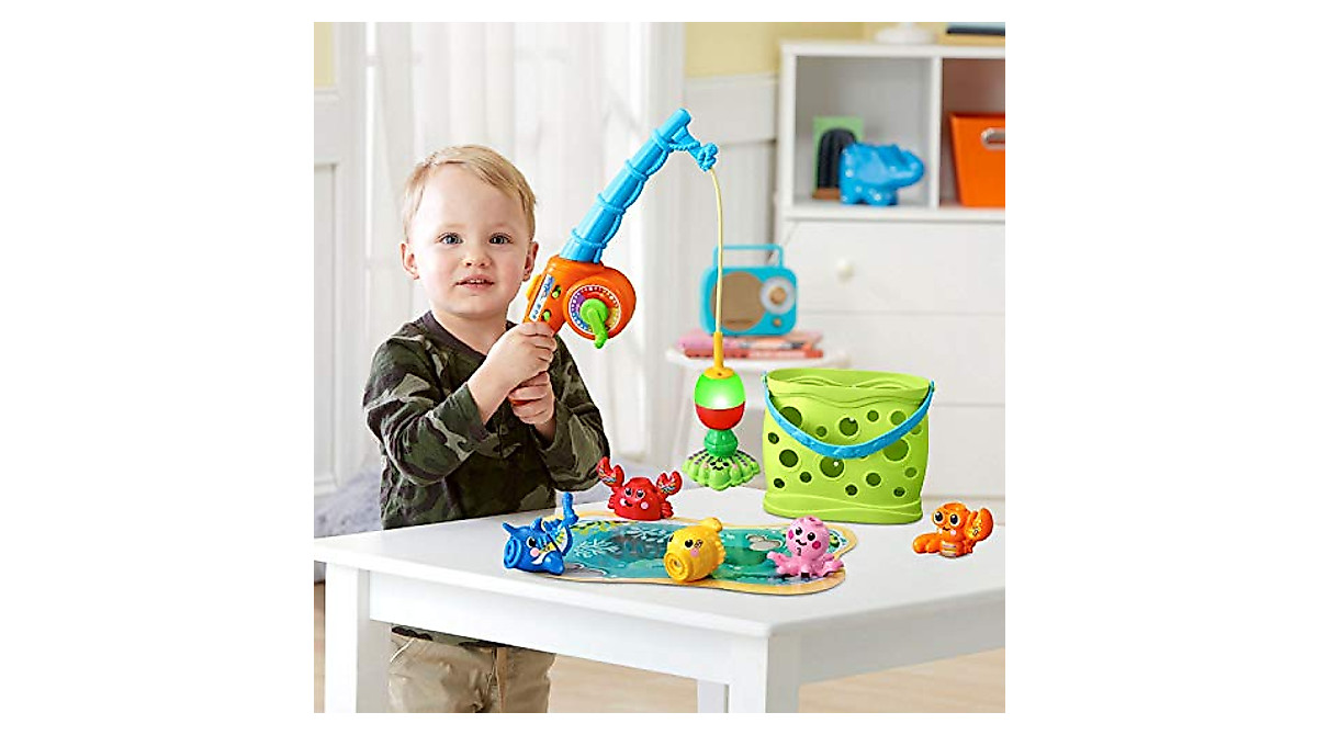 VTech Jiggle and Giggle Fishing Set - Educational Toddler Toy