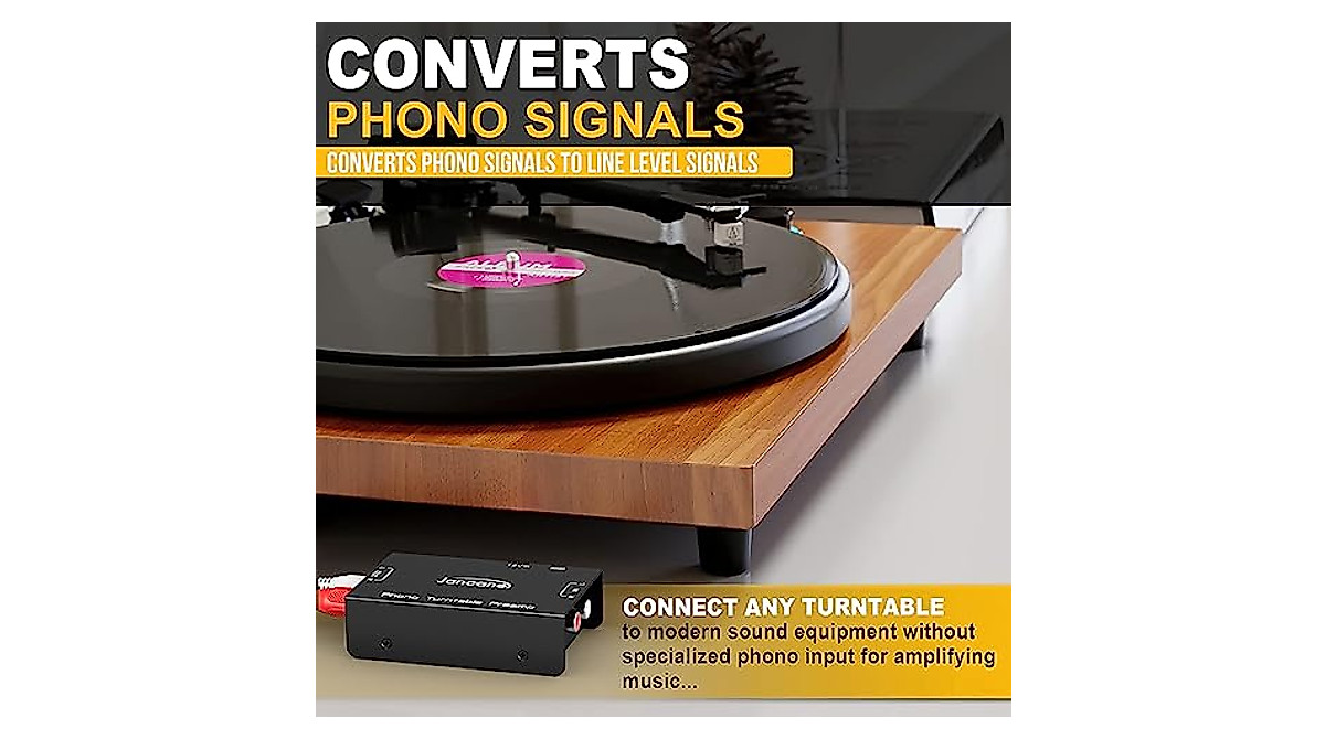 Phono Turntable Preamp for Vinyl Enthusiasts | High-Quality Sound