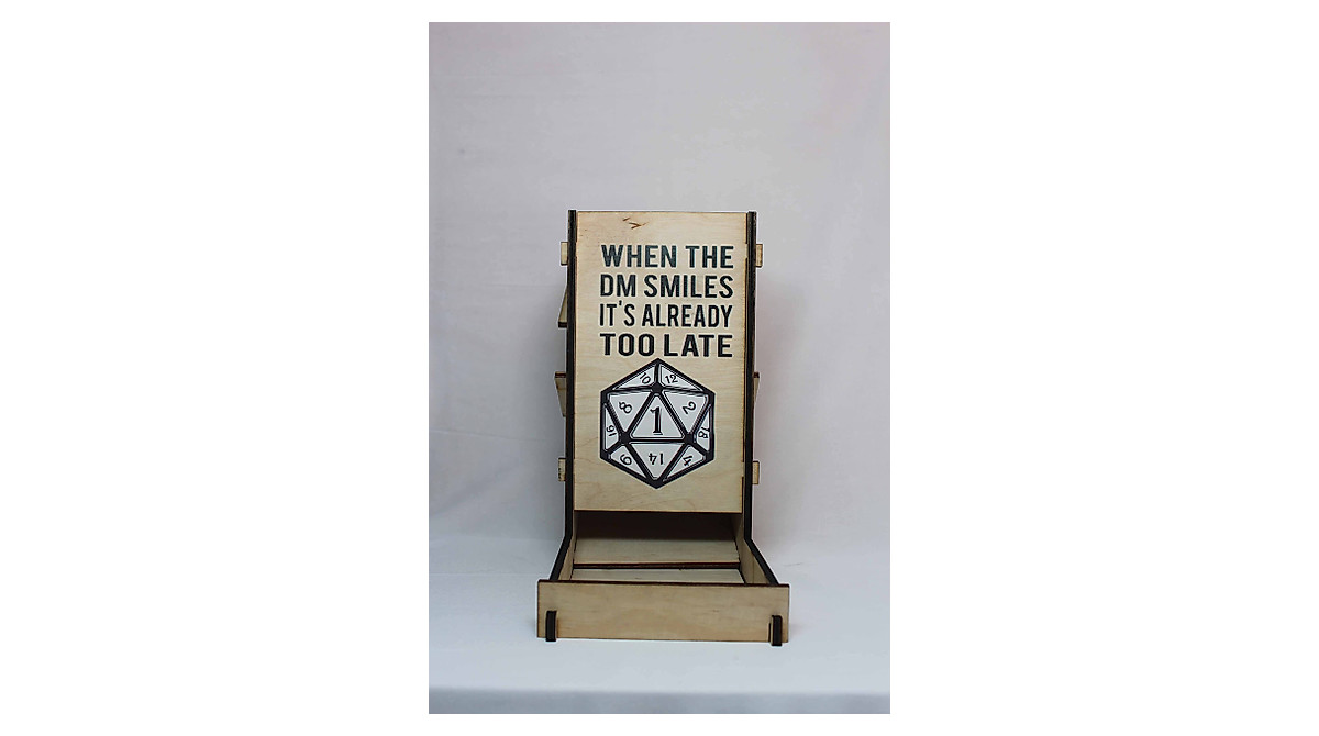 Critical Fail Dice Tower for D&D and Pathfinder | Portable & Collapsible