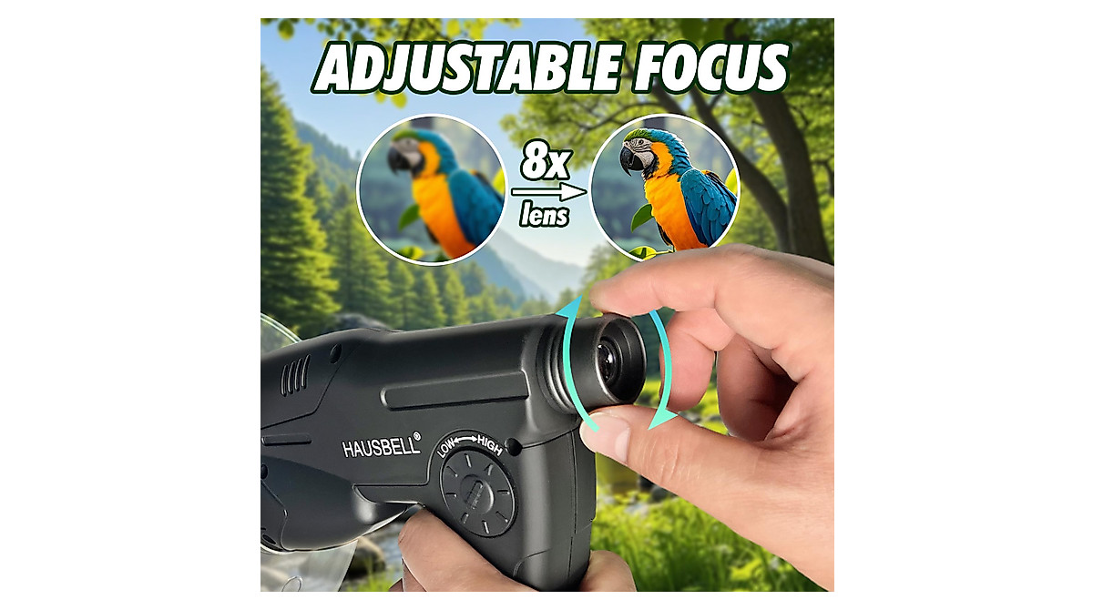HAUSBELL Parabolic Listening Device for Kids