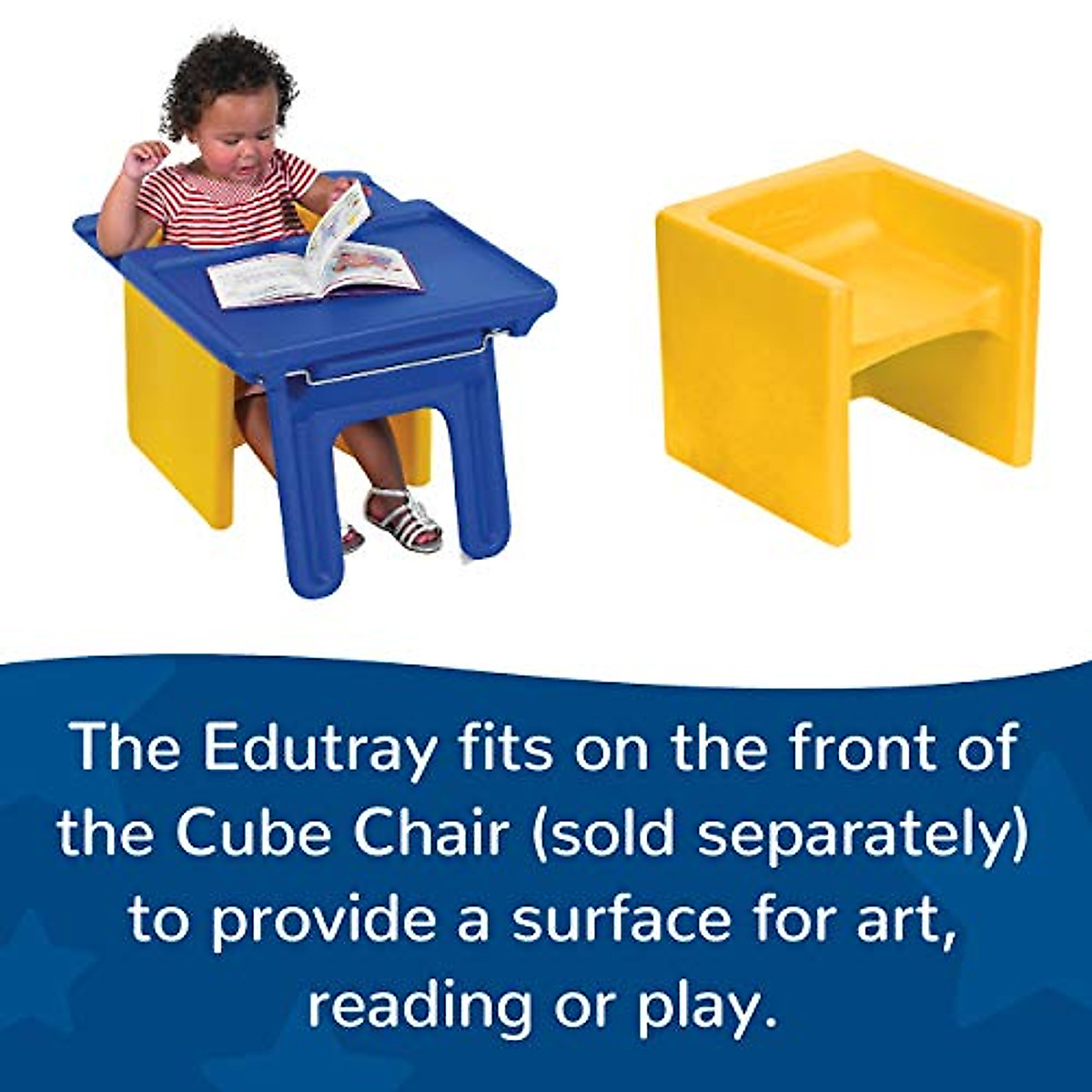 Children’s Factory Edutray – Cube Chair to Kids Desk