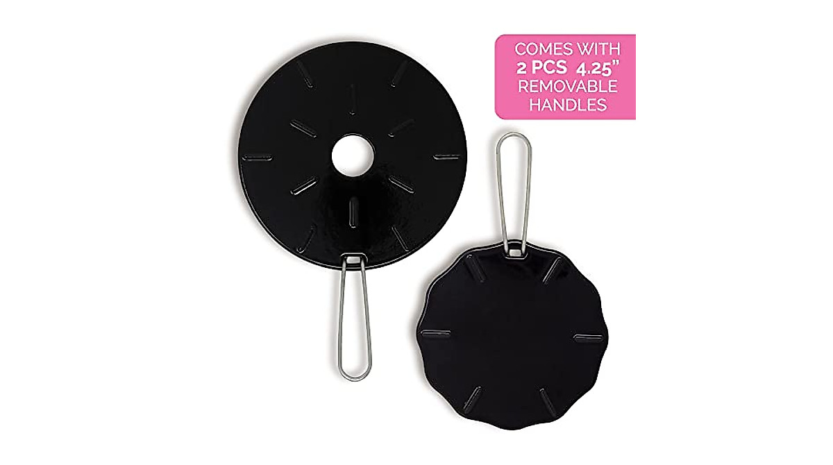 Cast Iron Heat Diffuser for Gas & Electric Stoves – 2 Sizes Included