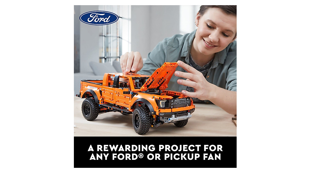 LEGO Technic Ford F-150 Raptor Model Building Kit | Immersive Build
