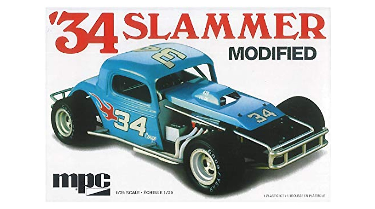 MPC 1934 Slammer Modified 2-Window Coupe Model Kit | 1:25 Scale