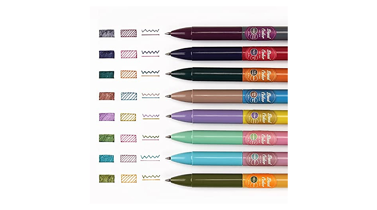 Writech 2-in-1 Gel Pens | Smooth 0.5mm Quick Dry Ink