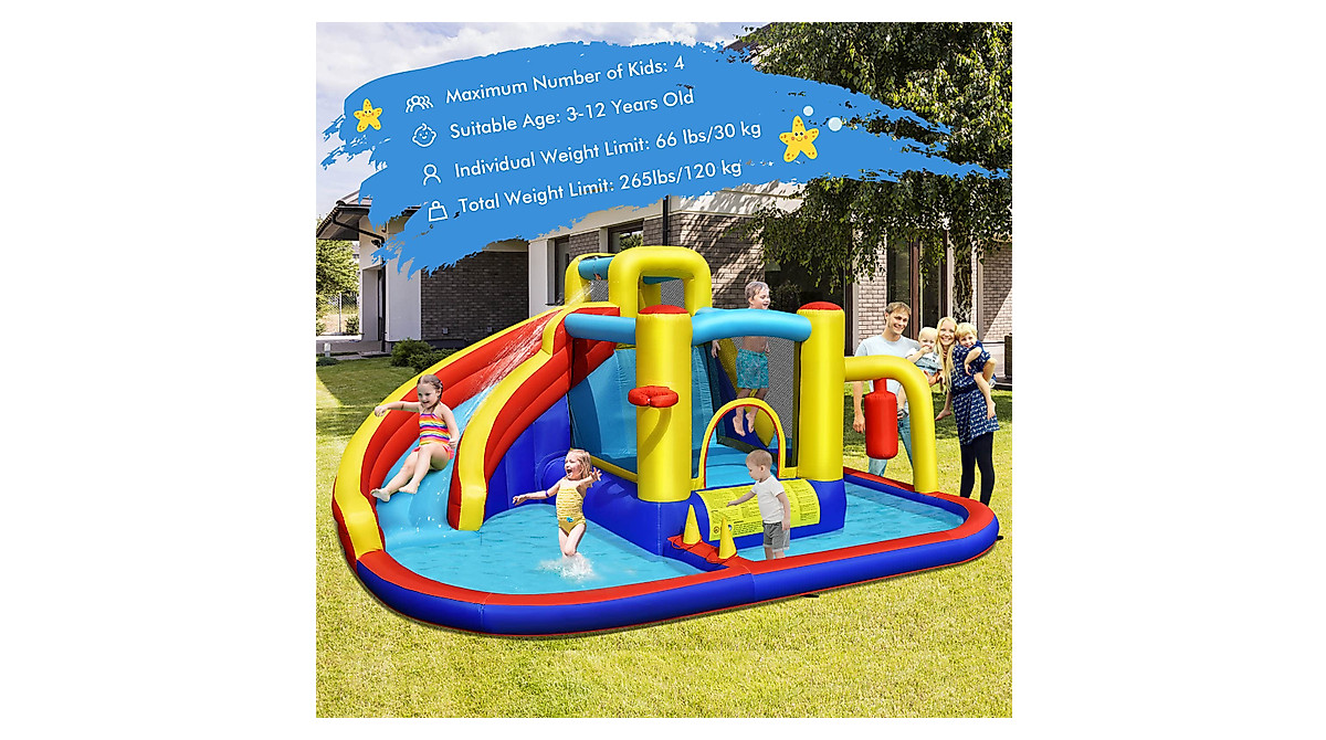 Inflatable Water Slide & Bounce House for Kids | BOUNTECH Outdoor Fun