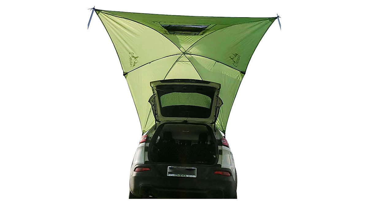 DYRABREST Car Tailgate Tent Canopy – Leak-Proof 110x74 SUV Shade