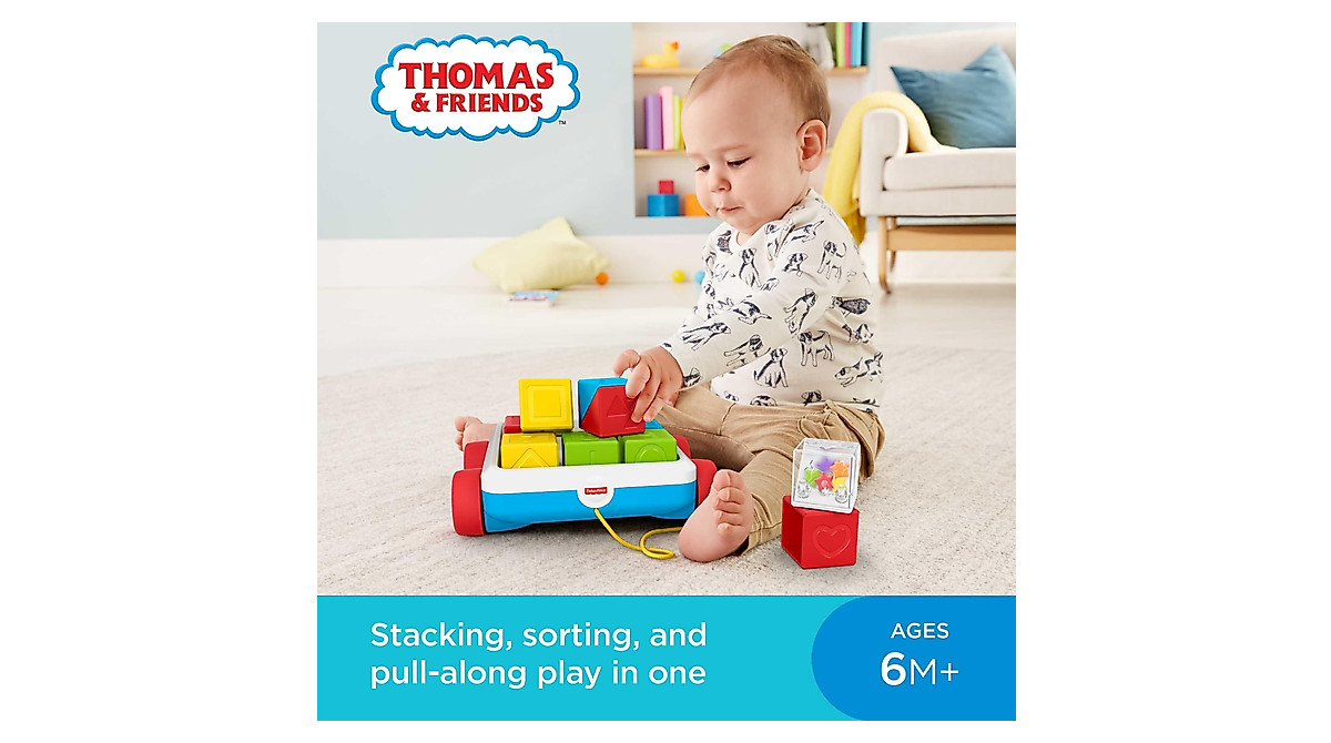 Fisher-Price Pull-Along Activity Blocks for Babies