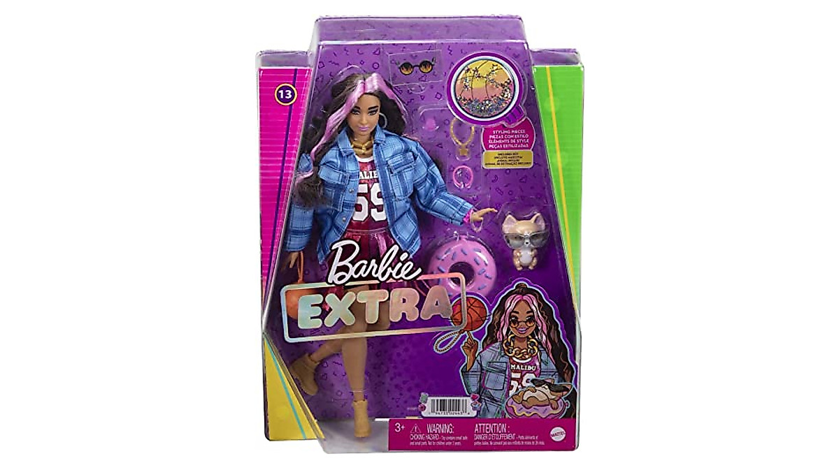 Barbie Extra Doll with Accessories - Bold & Trendy Style