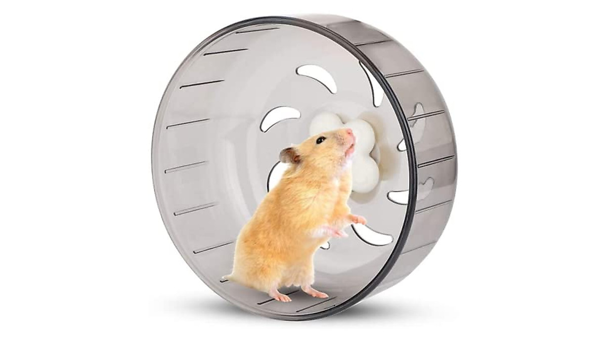 Image showcasing Silent Hamster Exercise Wheel - Quiet & Safe Toy