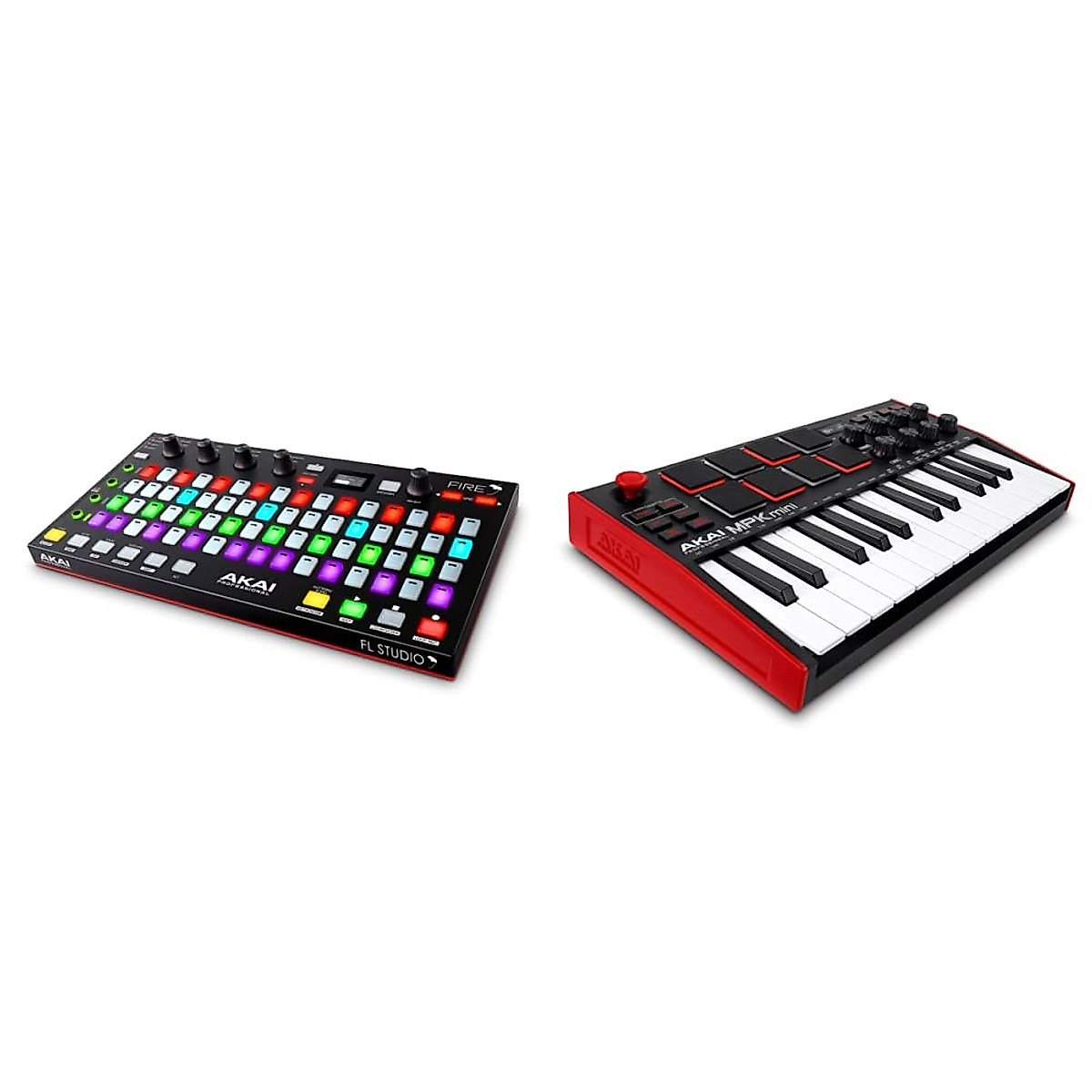 AKAI Professional Fire & MPK Mini MK3 MIDI Controller Bundle for FL Studio
