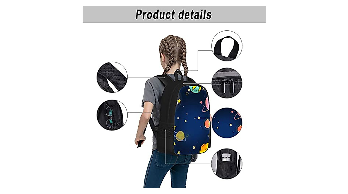 JUMFOURE Cartoon Game Backpack for Teens - Large Capacity & Stylish