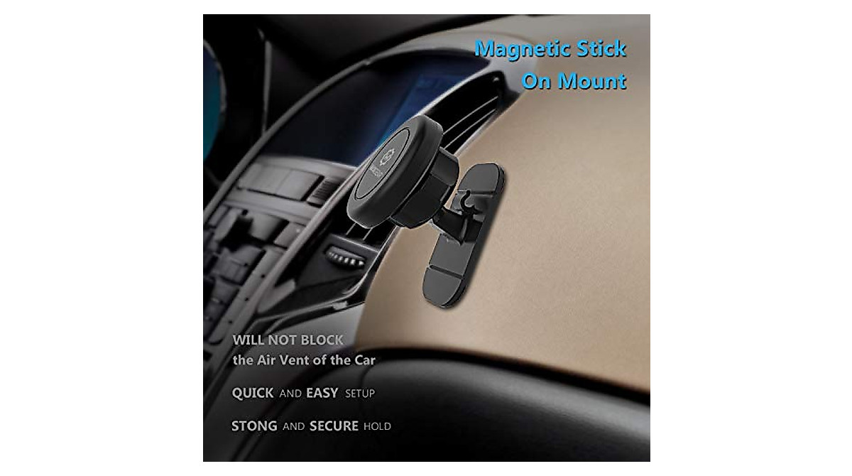 WixGear Magnetic Car Mount | Secure & Easy Dashboard Holder