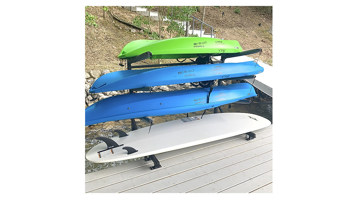 StoreYourBoard Kayak Dock Storage Rack - Heavy-Duty Waterside Mount