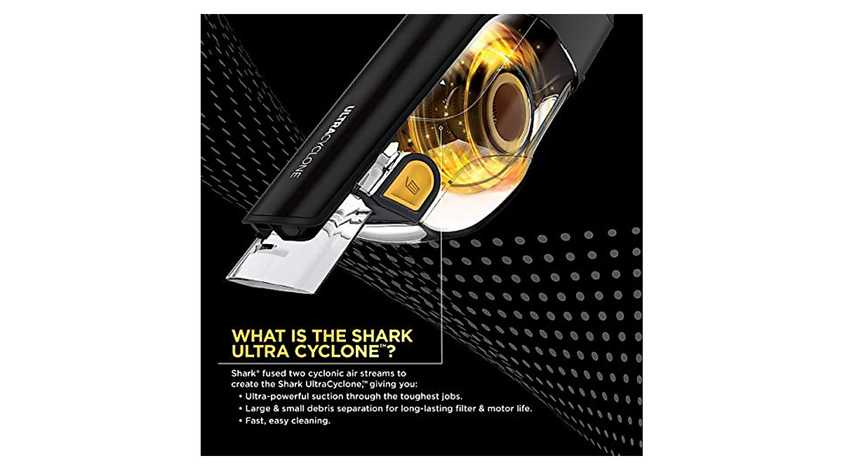Shark UltraCyclone Pet Pro Plus Handheld Vacuum – Powerful Cordless Clean