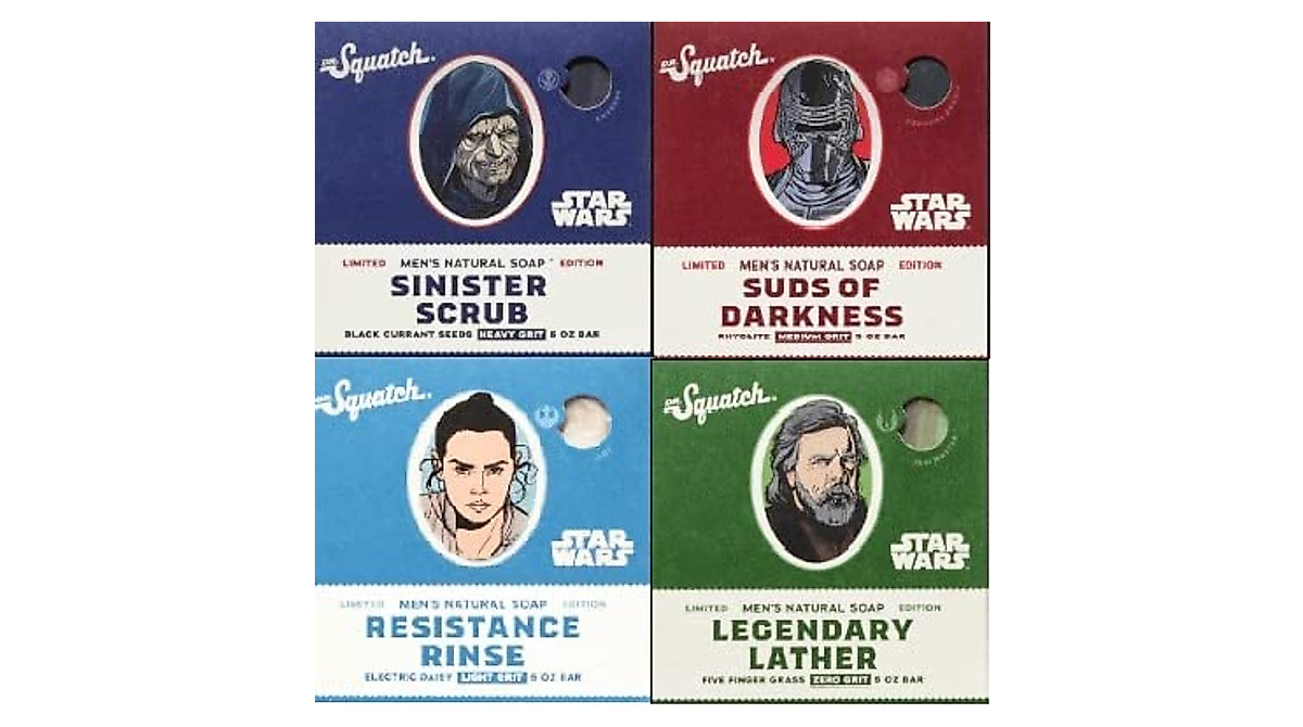 Star Wars Soap Collection for Men | Natural & Giftable | Dr. Squatch