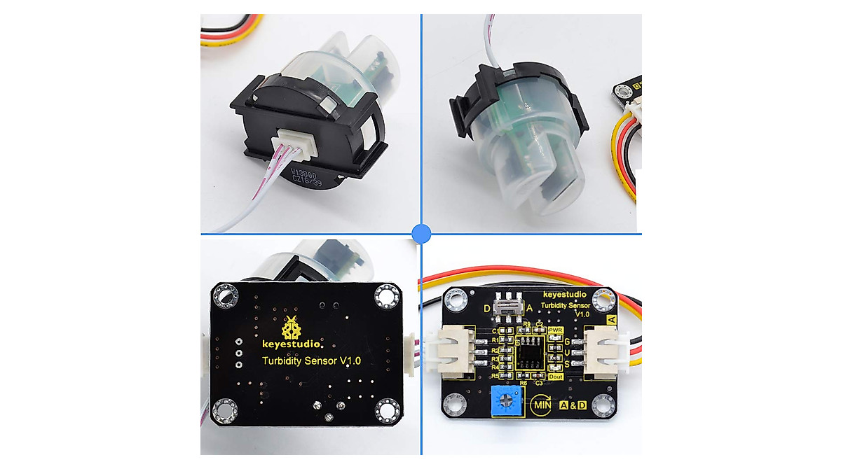 KEYESTUDIO Turbidity Sensor for Arduino Water Quality Testing