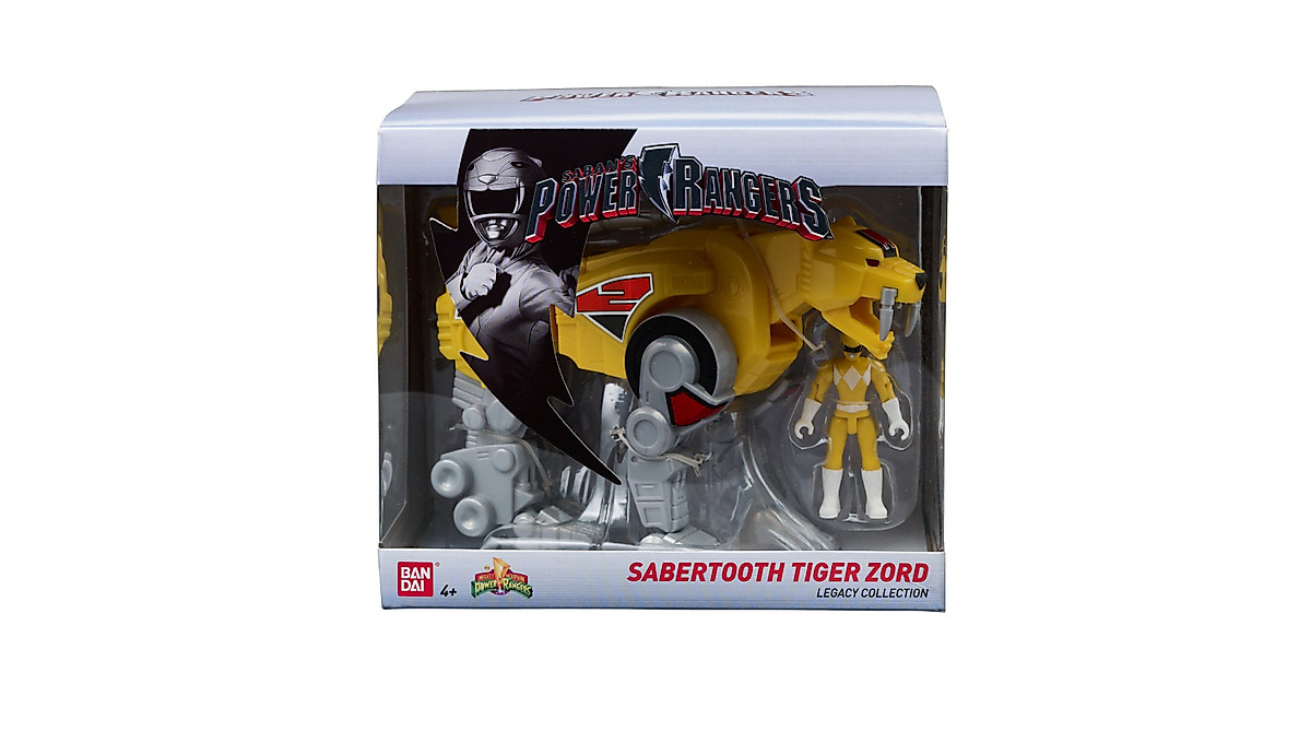 Power Rangers Sabertooth Tiger Zord Action Figure - Collect Now!