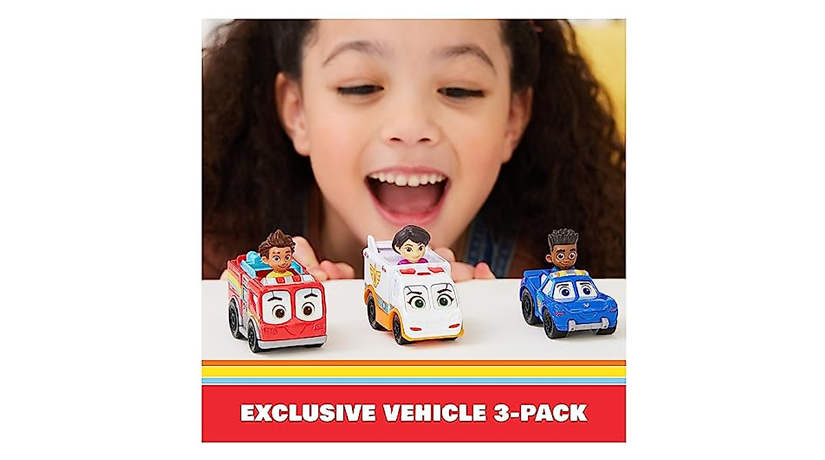 Disney Junior Firebuds Diecast Car 3-Pack for Kids