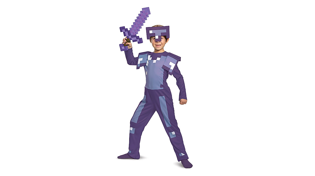 Disguise Minecraft Enchanted Diamond Armor Costume for Kids
