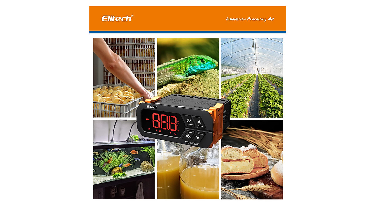 Elitech STC-1000HX Temperature Controller - Digital Thermostat 110V/220V