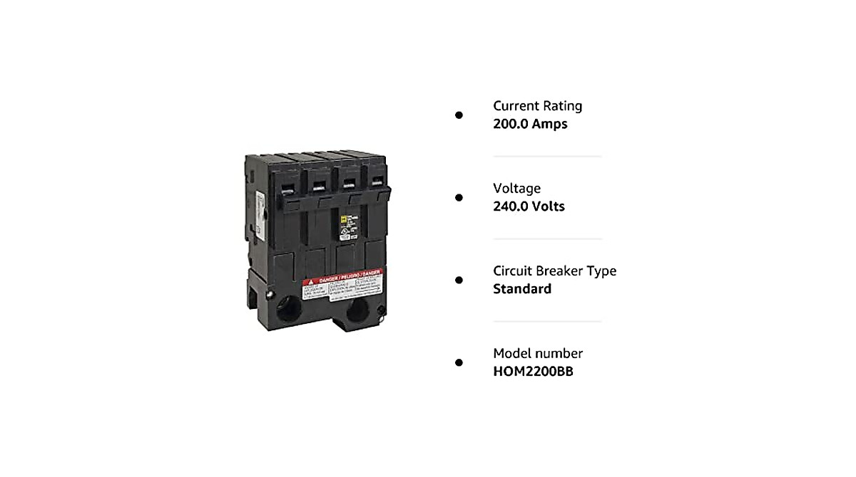 Schneider Electric 120/240V 200A Miniature Circuit Breaker | Safe Power ...