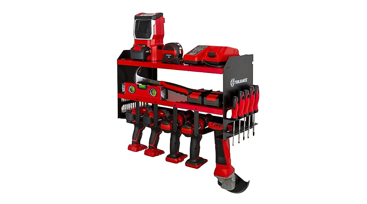 JUDIG Power Tool Organizer: Heavy Duty Wall Mount for Garage