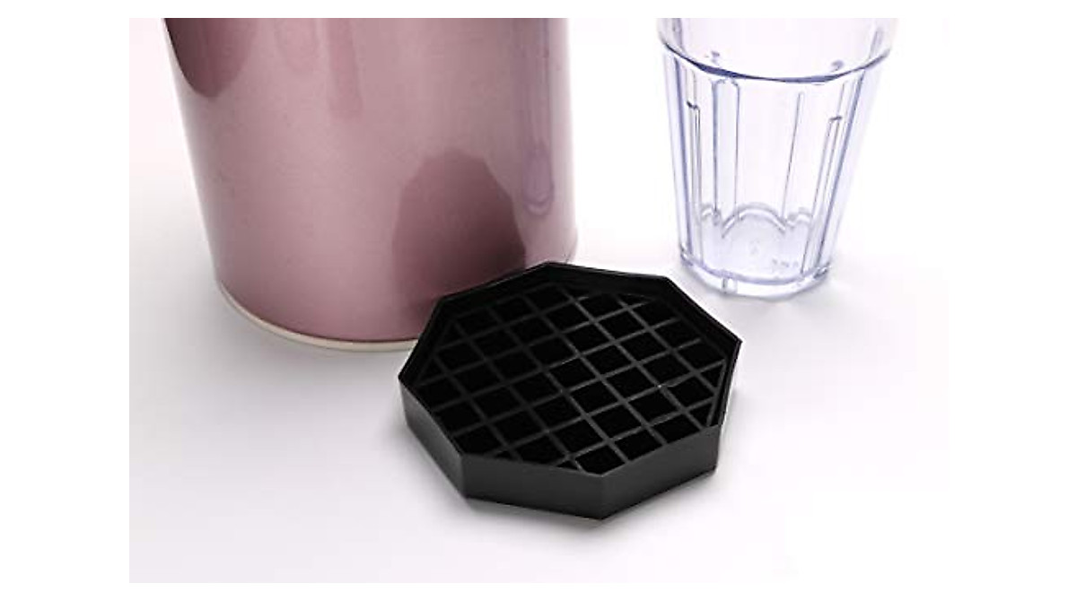 Bev Tek 4-Inch Octagon Coffee Drip Tray - Easy Clean & Protects Surfaces