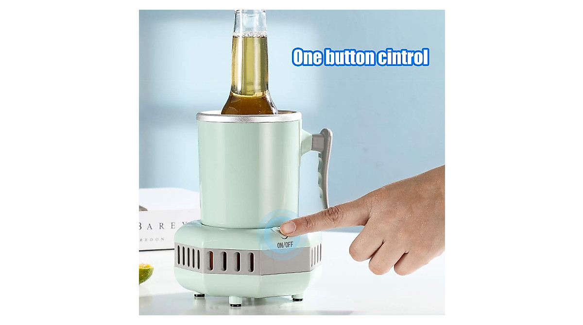 Normia Rita Beverage Cup Cooler: Instant Desktop Drink Chiller