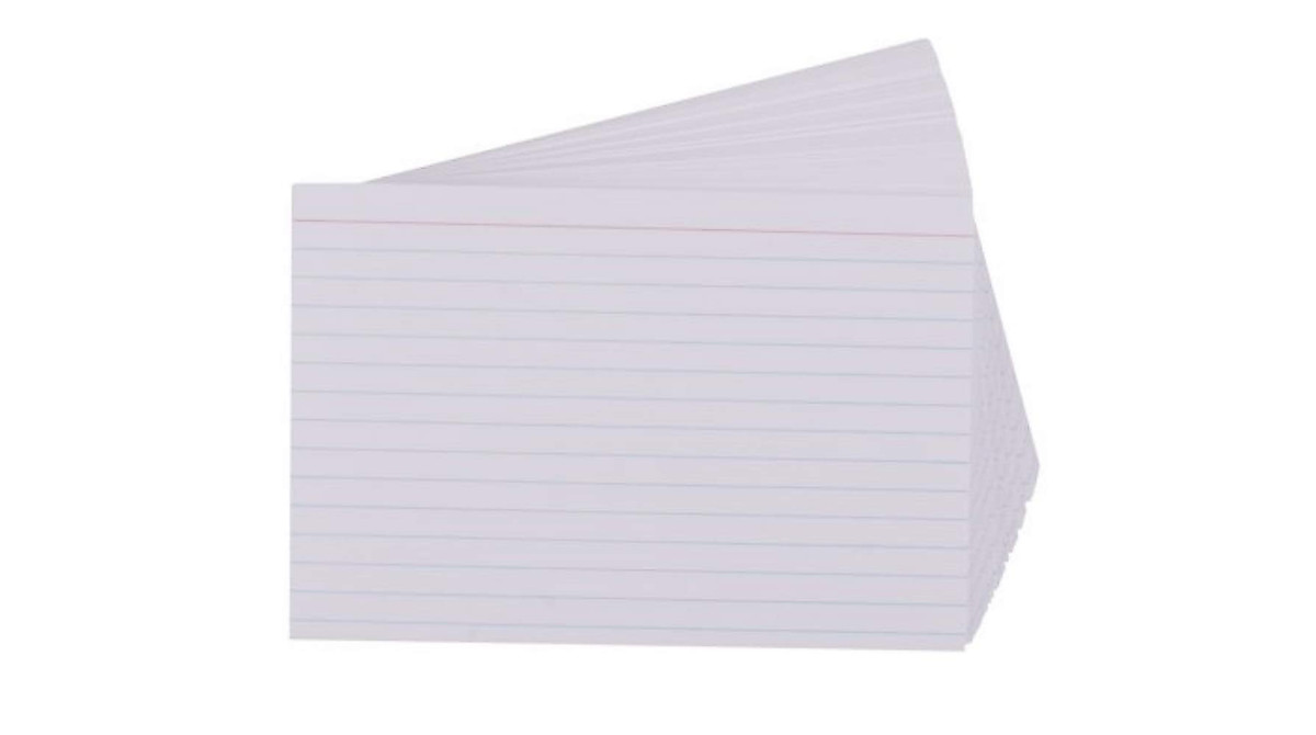 Pen + Gear Ruled Index Cards | Durable, Recyclable