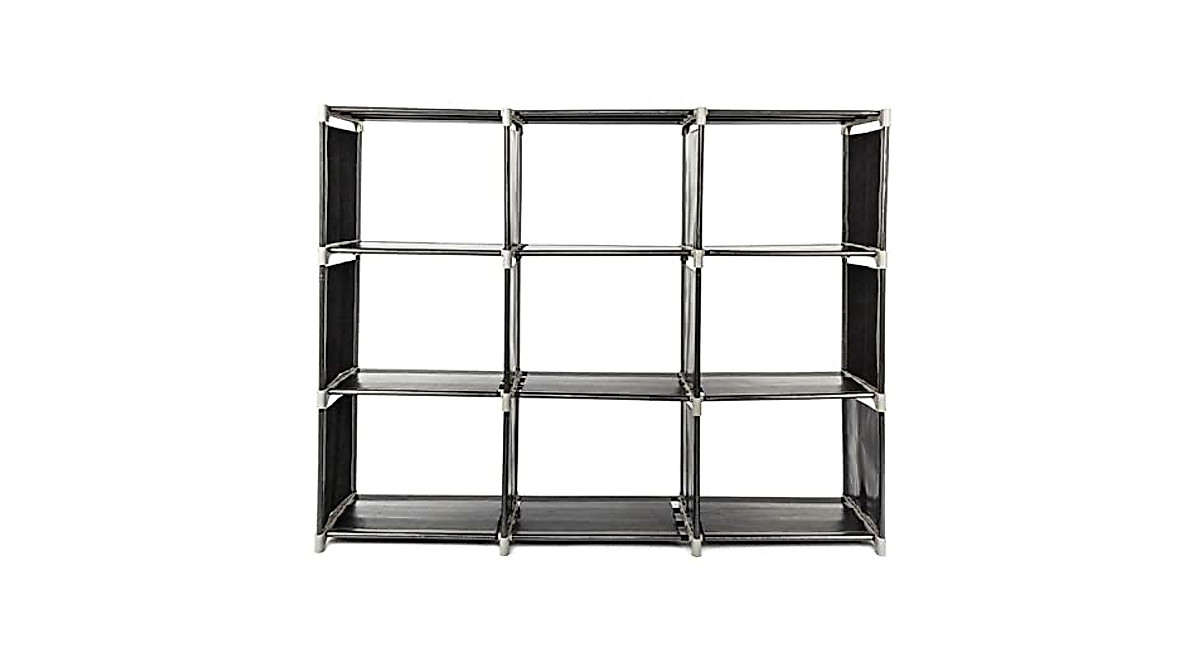 AMAIR 3 Tier Storage Cube Organizer - 9 Cubes for Versatile Organization