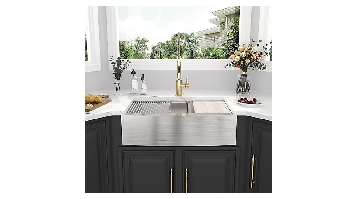 Kichae 30 Inch Farmhouse Sink | Durable Kitchen Choice