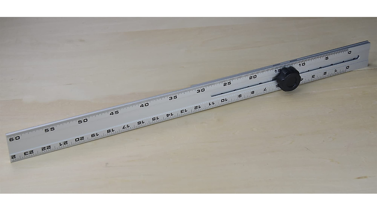 SKYSONIC Triangle Ruler Square Carpentry Squares Folding Aluminium Frame Combination 24 Inches Framing Roofing Stair Work Woodworking Movable Right - View #3
