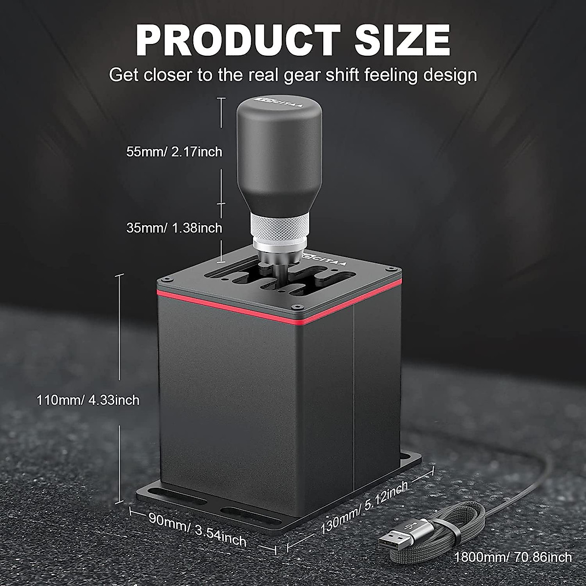 TOCiTAA USB Simulator Shifter for Realistic Racing