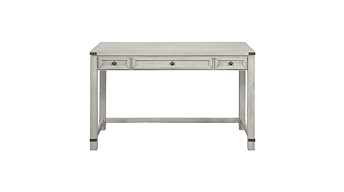 Elegant Baton Rouge Writing Desk in Champagne Oak