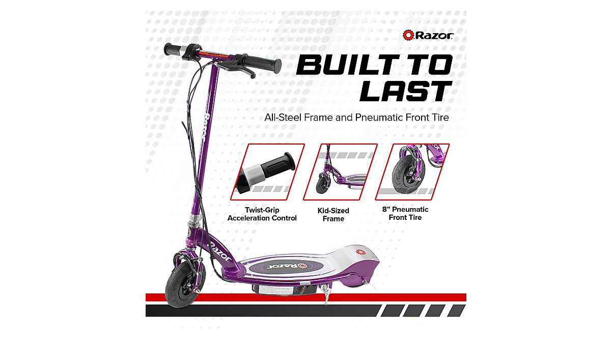 Razor Kids Ride On Electric Scooter - Safe, Durable & Fast for Kids 8+