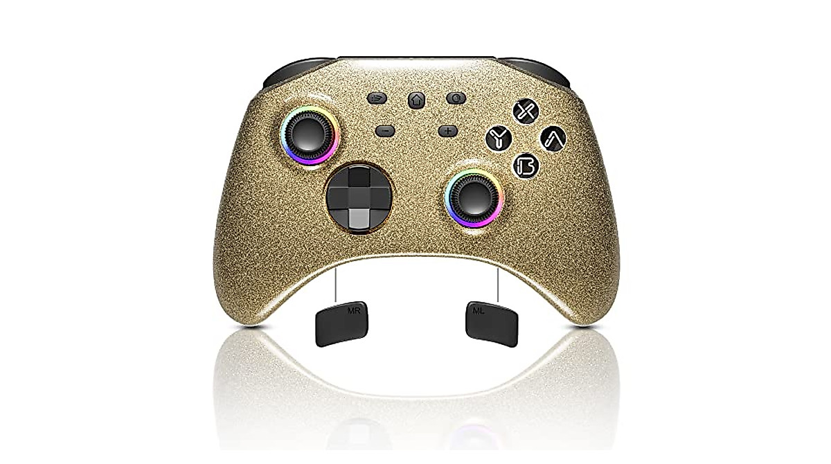 Mytrix Gold Wireless Controller for Nintendo Switch