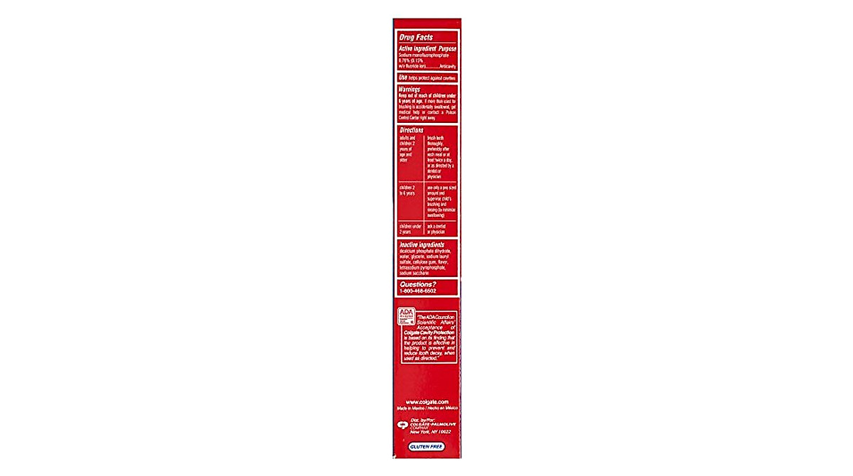 Colgate Cavity Protection Travel Toothpaste with Fluoride - ADA Approved