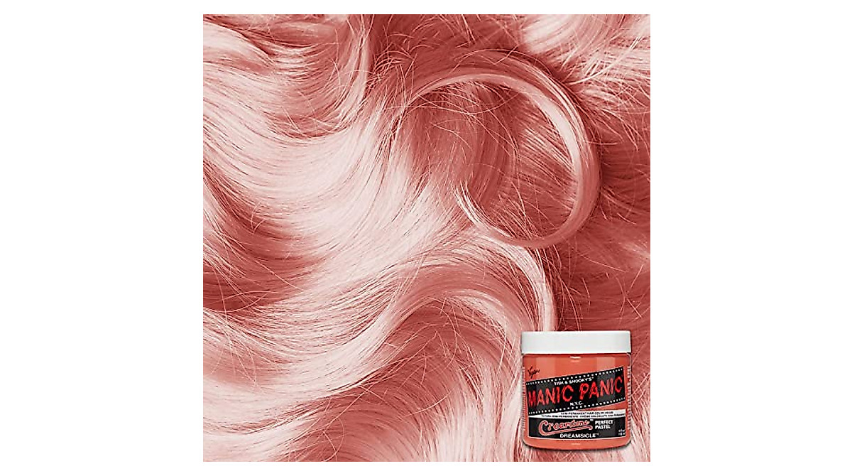 Manic Panic Dreamsicle Pastel Orange Hair Dye - Semi-Permanent & Vegan