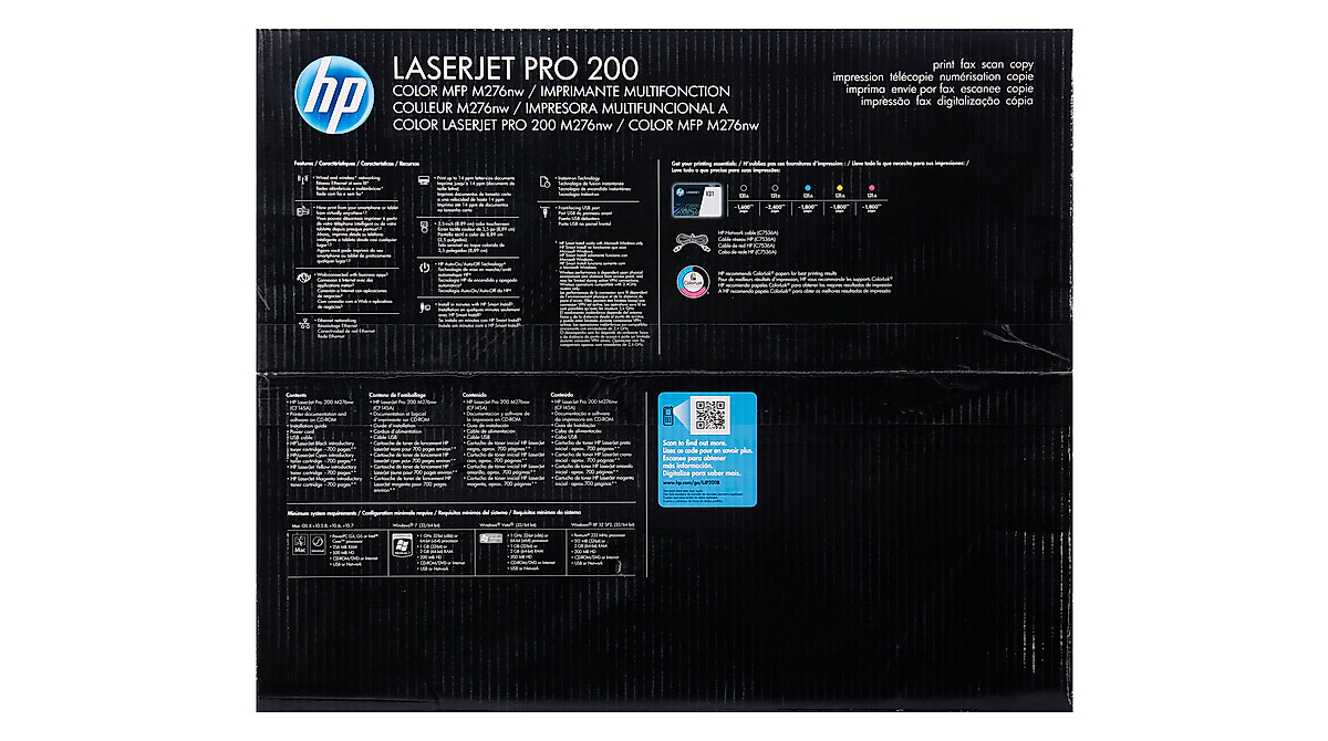 HP LaserJet Pro 200 Color MFP Printer – Fast Wireless Printing & More