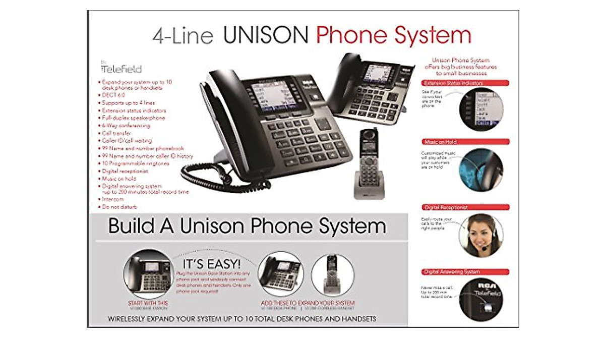RCA Unison U1000: Expandable 4-Line Phone System