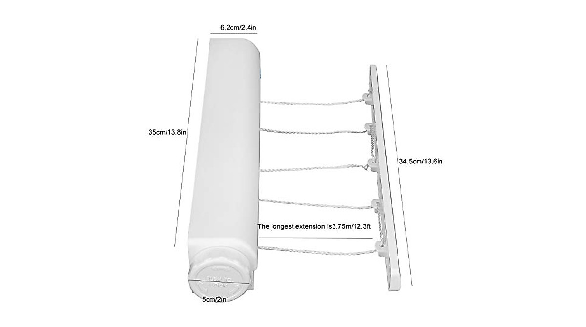 Durable Telescopic Clothesline for Indoor & Outdoor Use