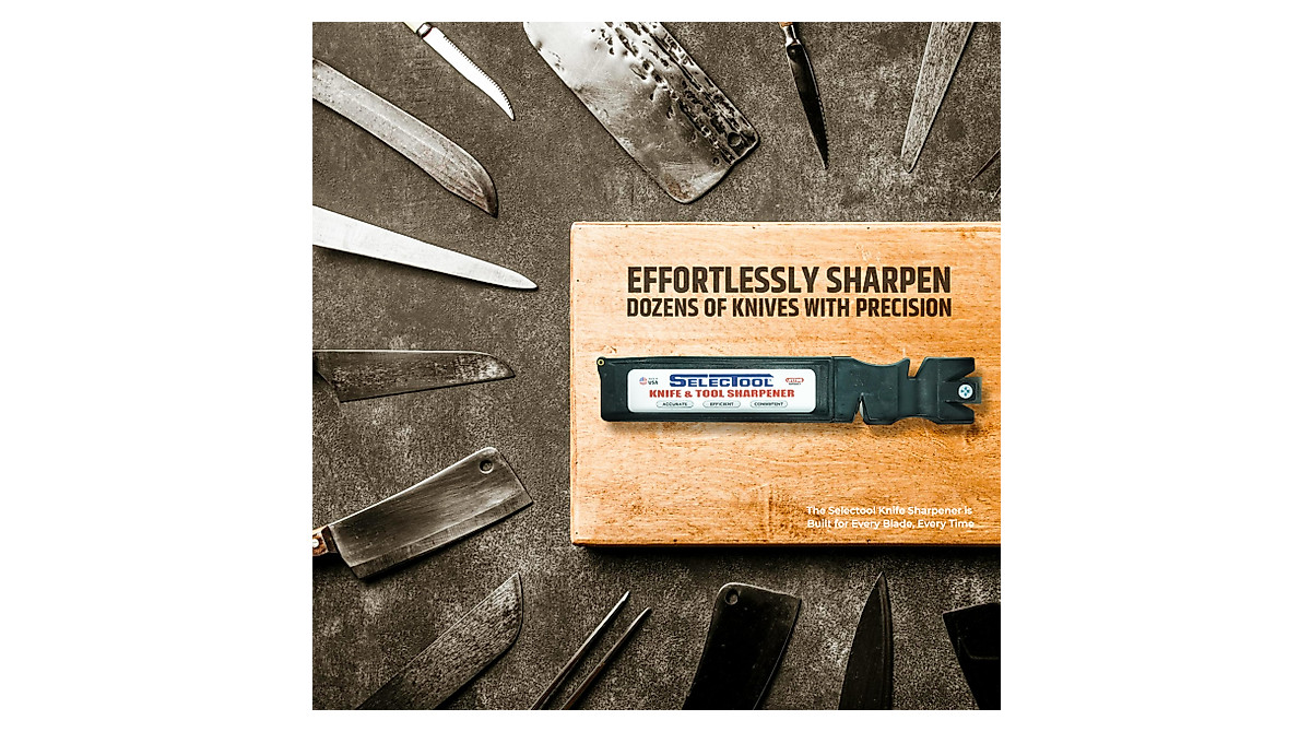 Selectool Master Sharpener - Versatile Knife & Tool Sharpener