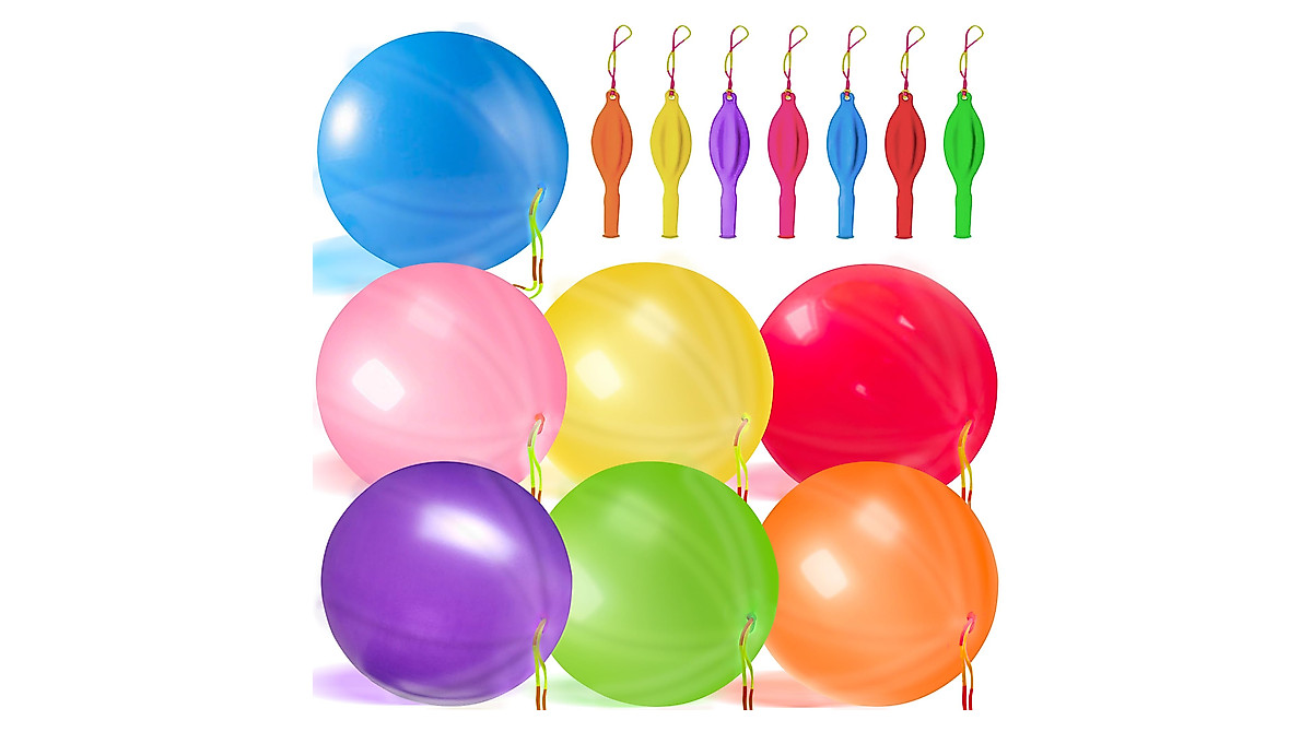 60 PVC Punch Balloons for Kids – Heavy Duty & Colorful Party Set