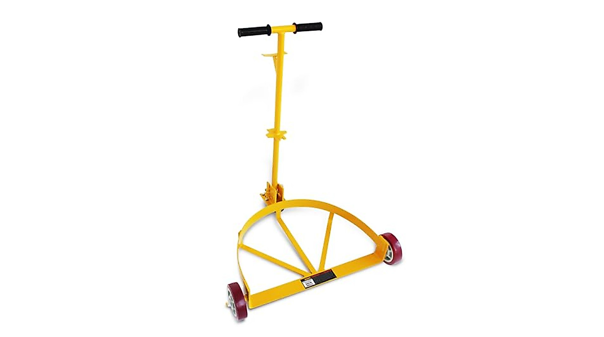MaxWorks 50858 55 Gallon Drum Dolly — Heavy-Duty Steel Oil Cart