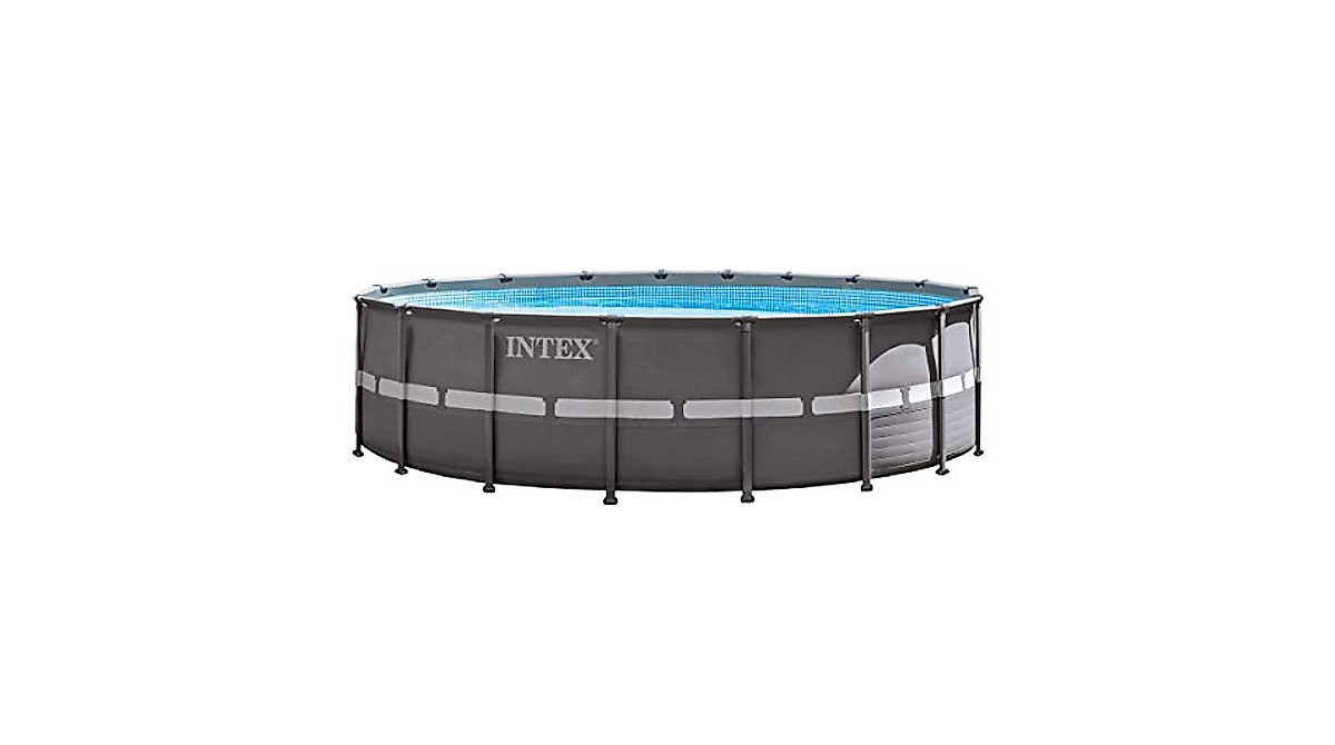 Intex 18ft Ultra Frame Pool Set with Sand Filter & Ladder