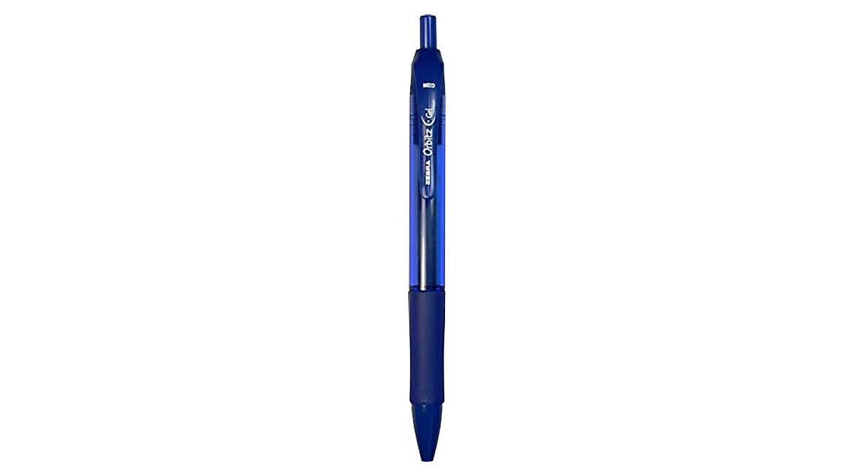 Zebra Orbitz Gel Pen - 12 Count | Medium Point, Blue Ink