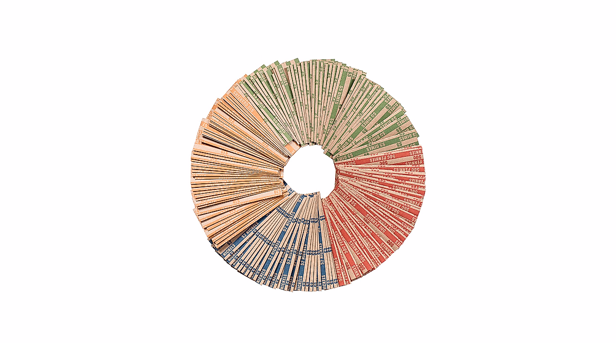 Assorted Coin Wrappers 500 Pcs for All U.S. Coins | Sumerfnt